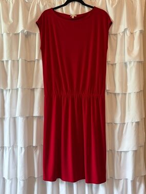 Talbots Bright Red Dress